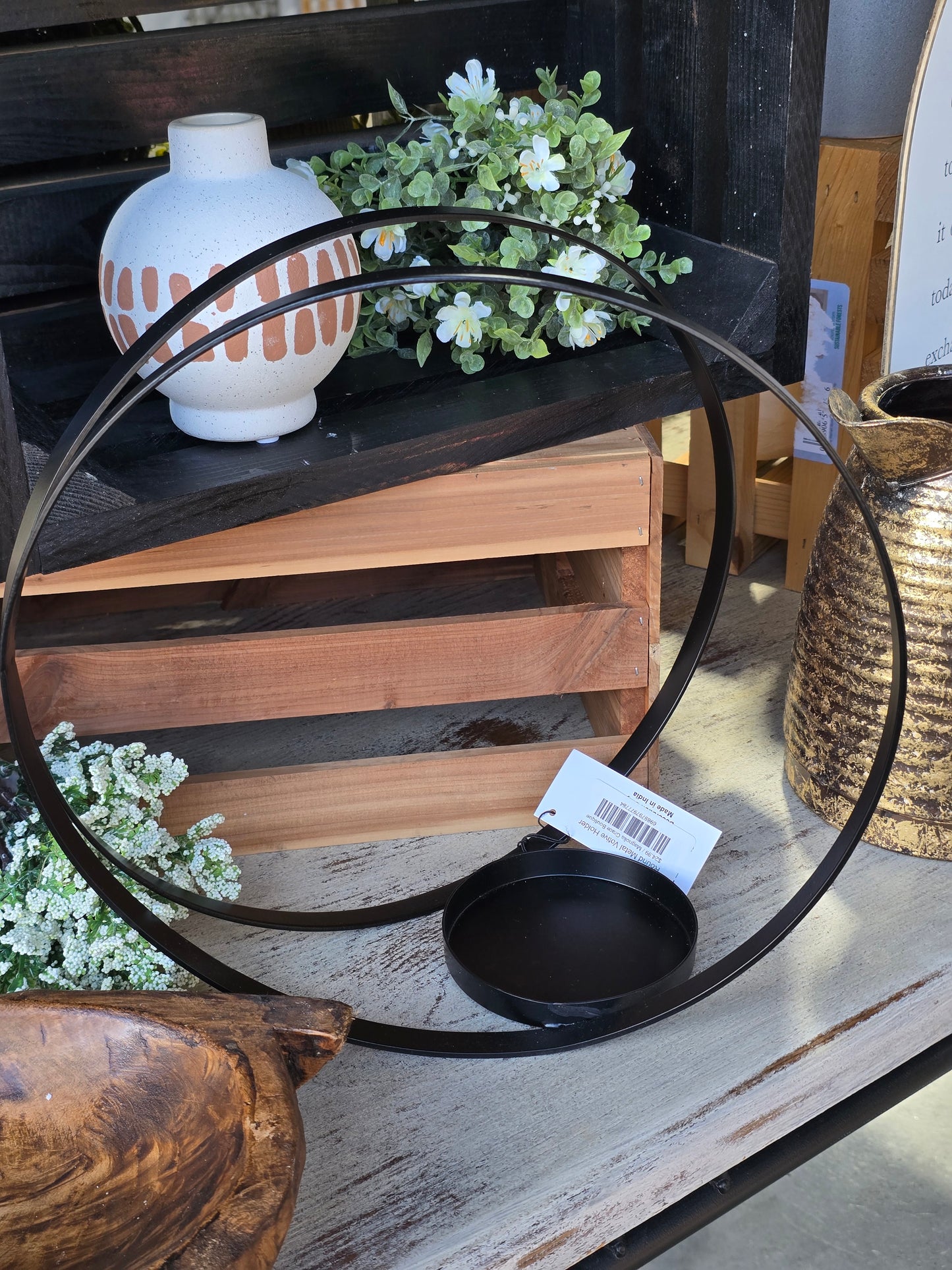 Metal Votive Candle Holder