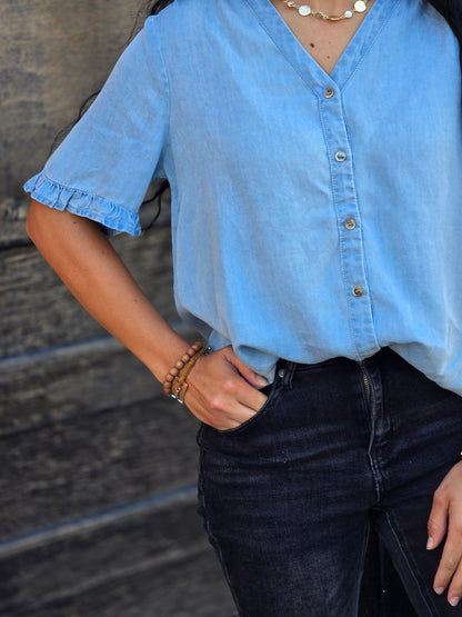 Dolman Ruffle Top
