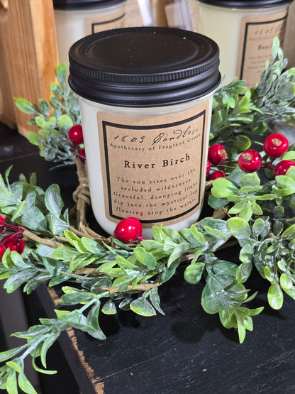 Frosted Gooseberry Candle Ring 3.5"