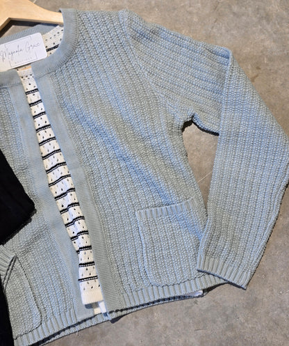 Chunky Knit Open Front Cardigan