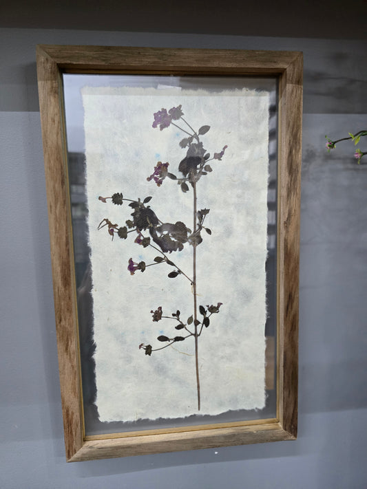 Floristic Glass Frame