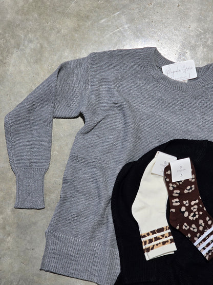 Basic Open Knit Sweater