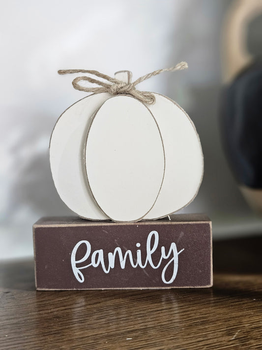 5"x4" Family Pumpkin Stack