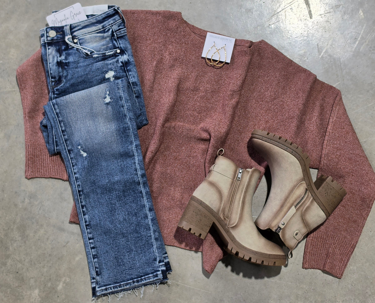Boat Neck Sweater