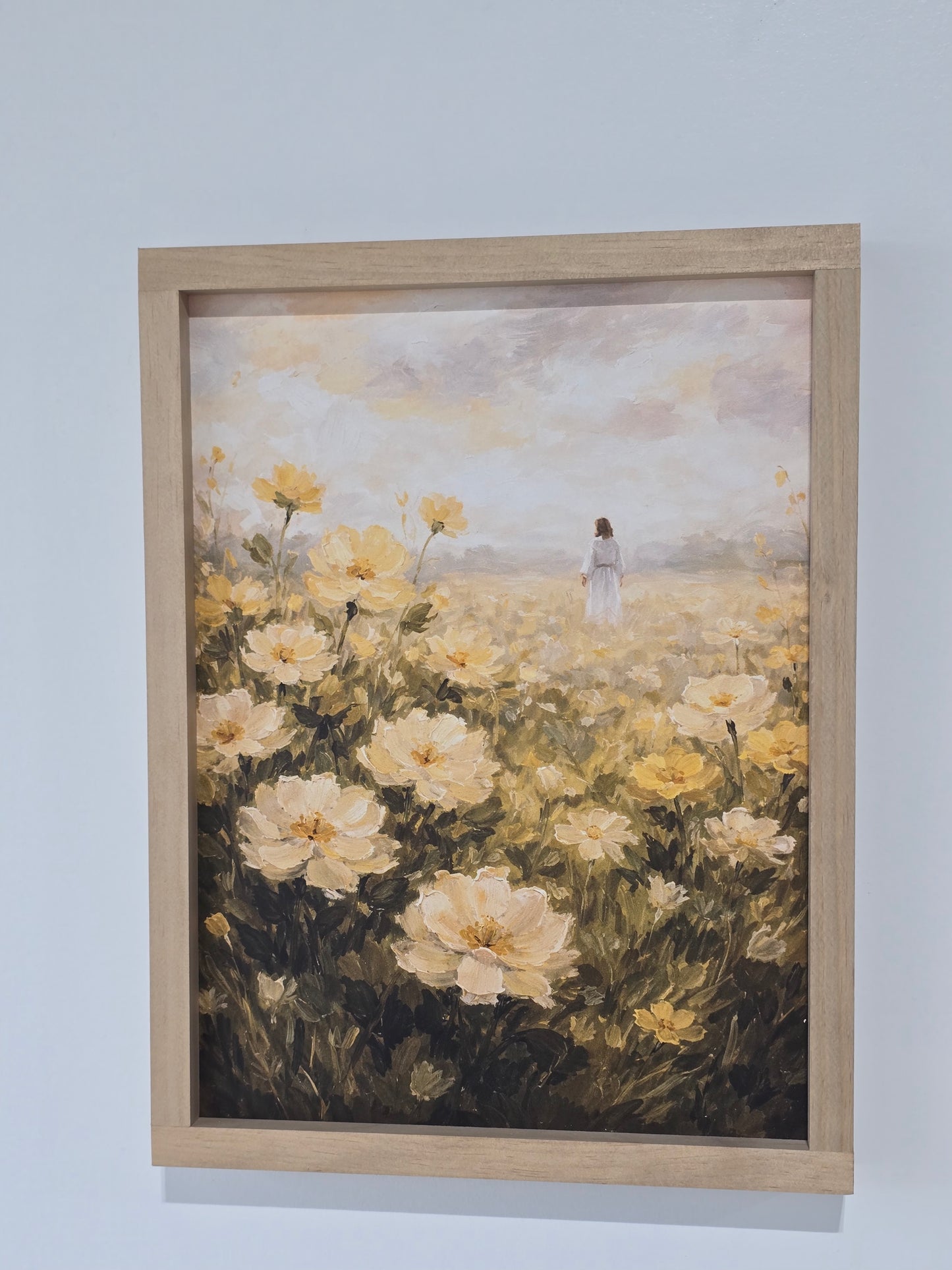 13x17 Wildflowers and Jesus