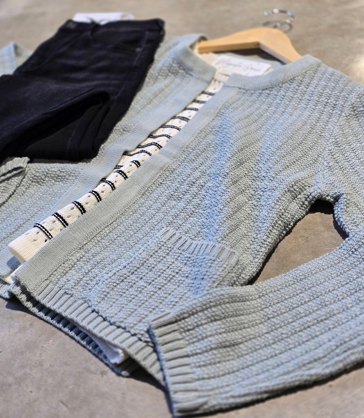 Chunky Knit Open Front Cardigan