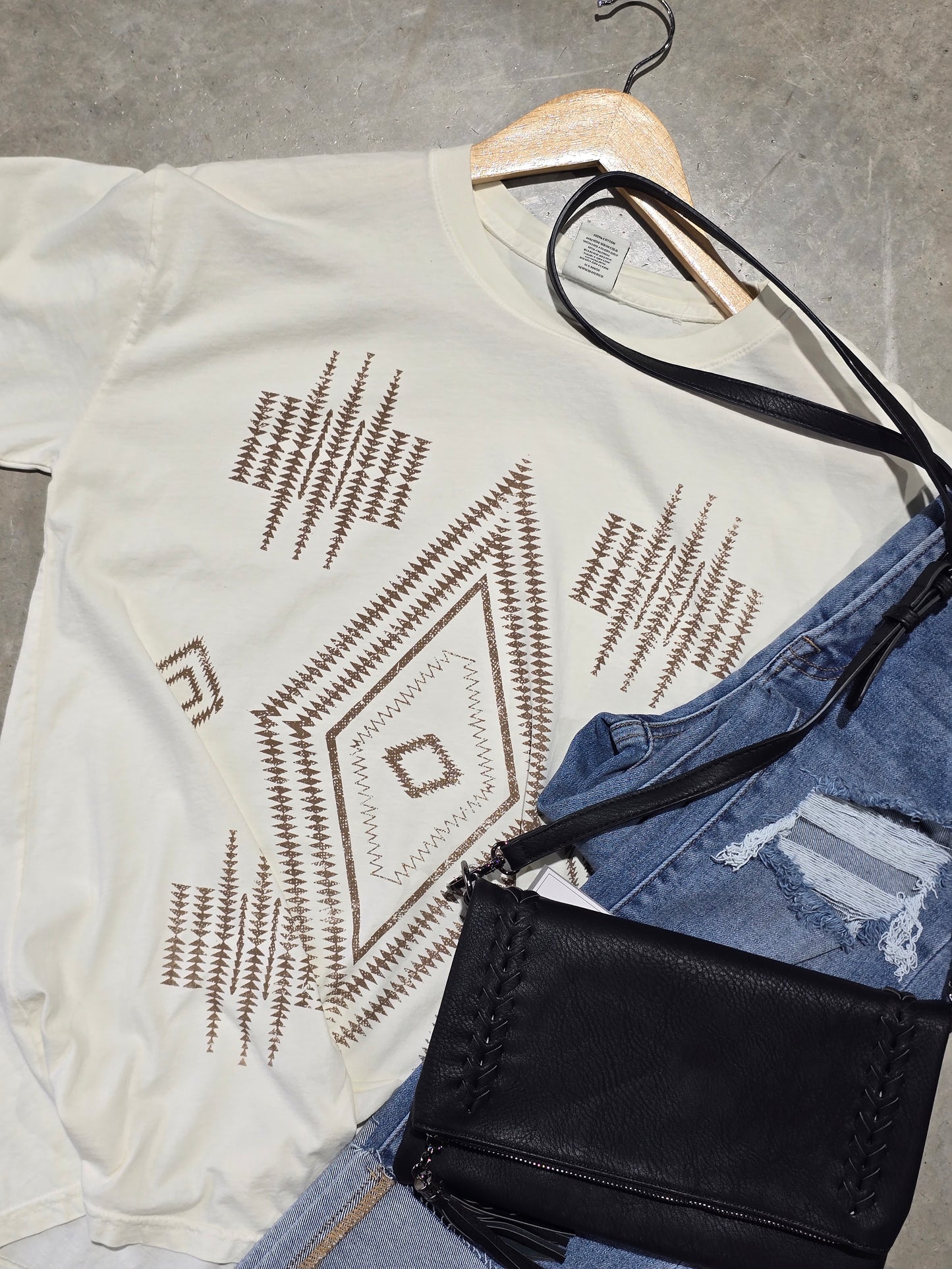 Boho Mineral Wash Tee