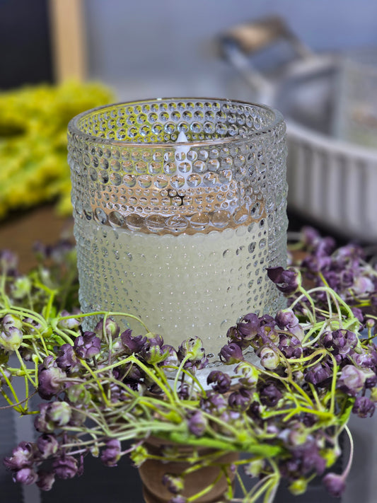 8in Baby Breath Candle Ring