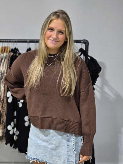 Sienna Drop Shoulder Sweater