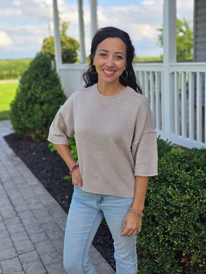 Exposed Seam Pullover