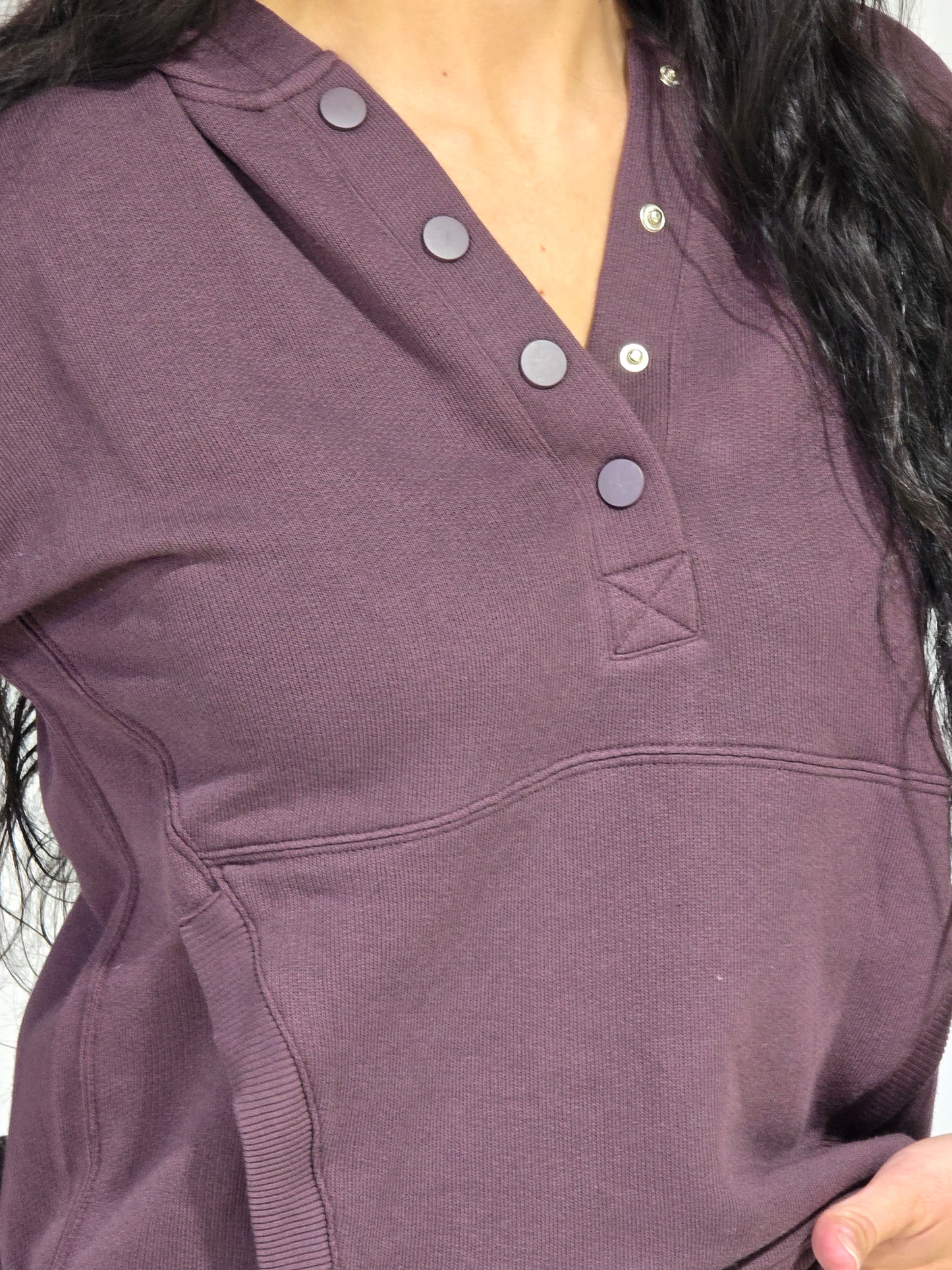 Half Snap Button Pullover