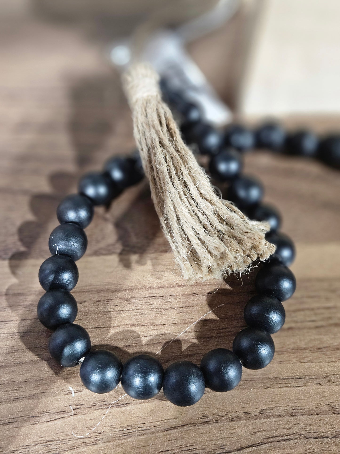 Black Beaded Garland