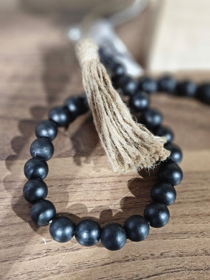 Black Beaded Garland