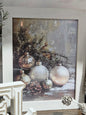 Four Bulbs & Pine Christmas Frame