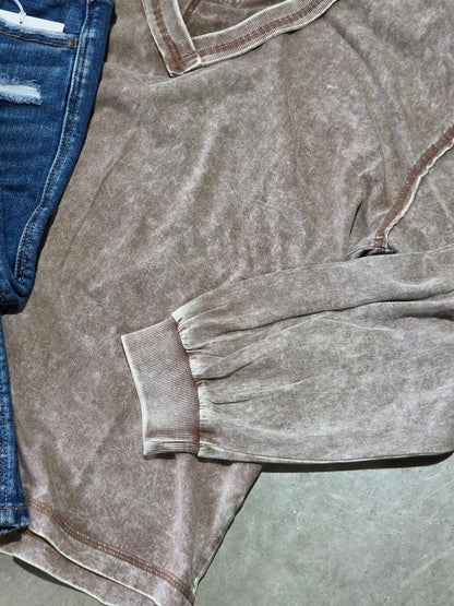Washed Inverted Seam