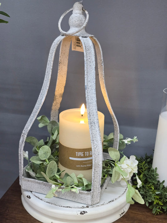 Open Vintage Metal Lantern