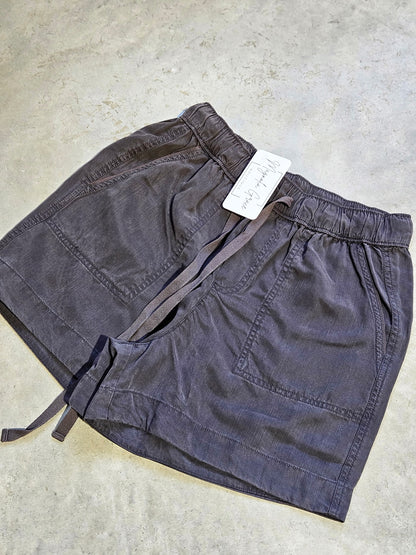High Rise Pull On Tencel Short