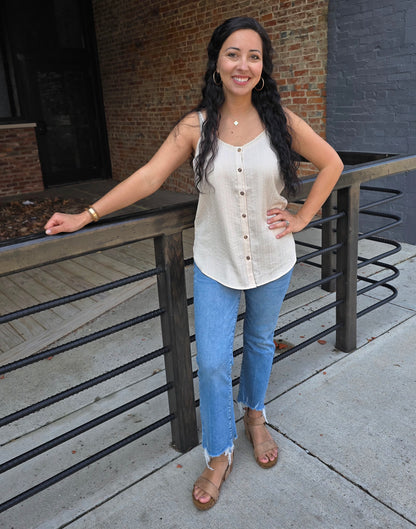 Button Down Cami