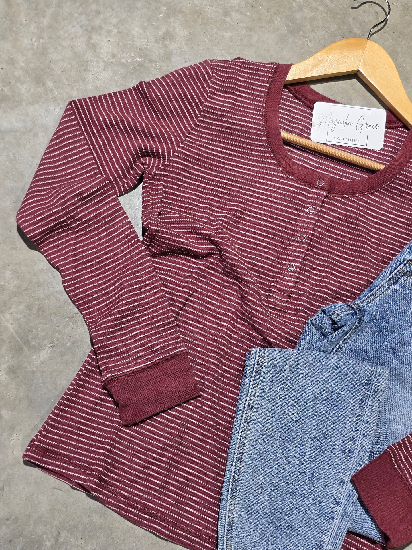 Stitch Thermal Henley