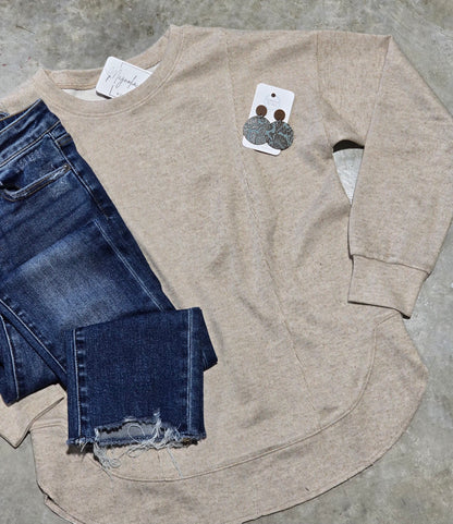 Brushed Heavy Knit Top