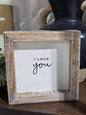 5x5 ILY Sign