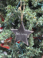 Black Star Ornament