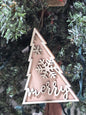 Merry Christmas Tree Ornament