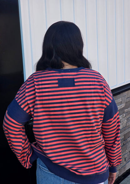 Colorblock Stripe Top