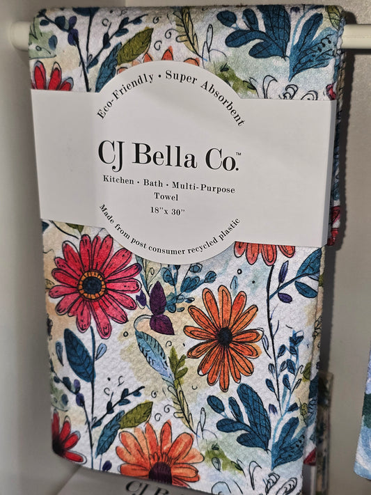 Wildflowers Eco Friendly Towel