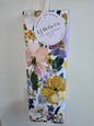 Muted Purple & Orange Fall Flowers Eco Friendly Washcloth