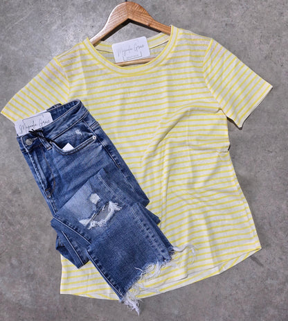 Cotton Striped Top