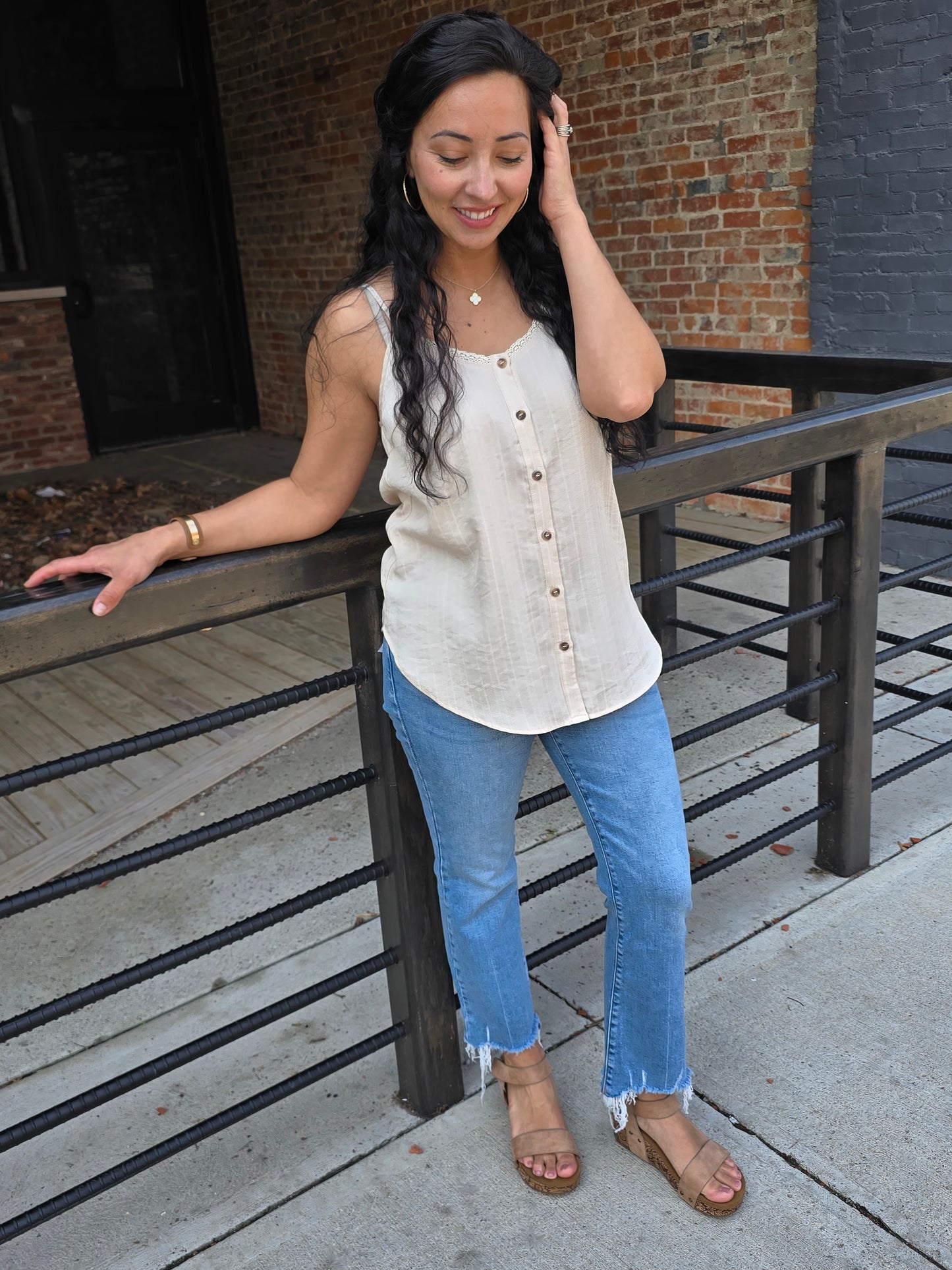 Button Down Cami