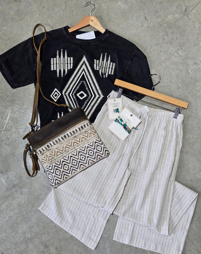Aztec Tribal Boho Mineral Graphic Tee