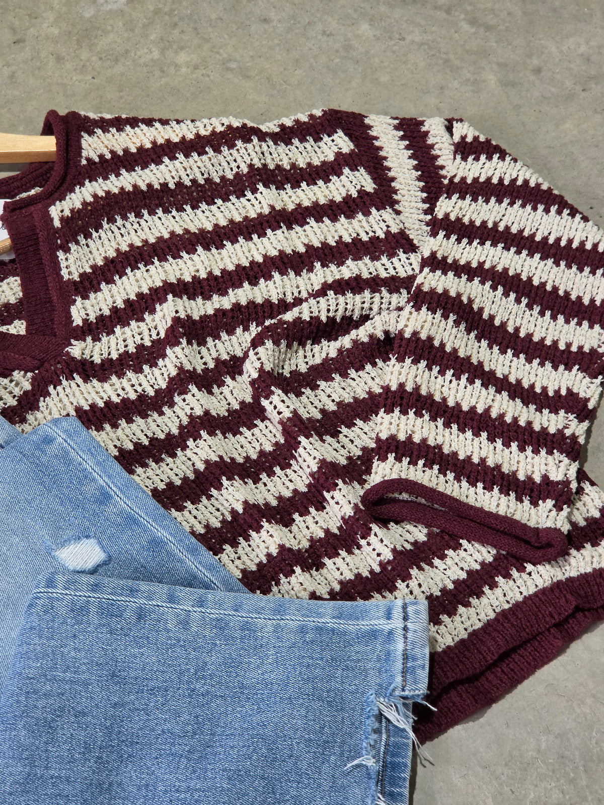Sheer Knit Sweater