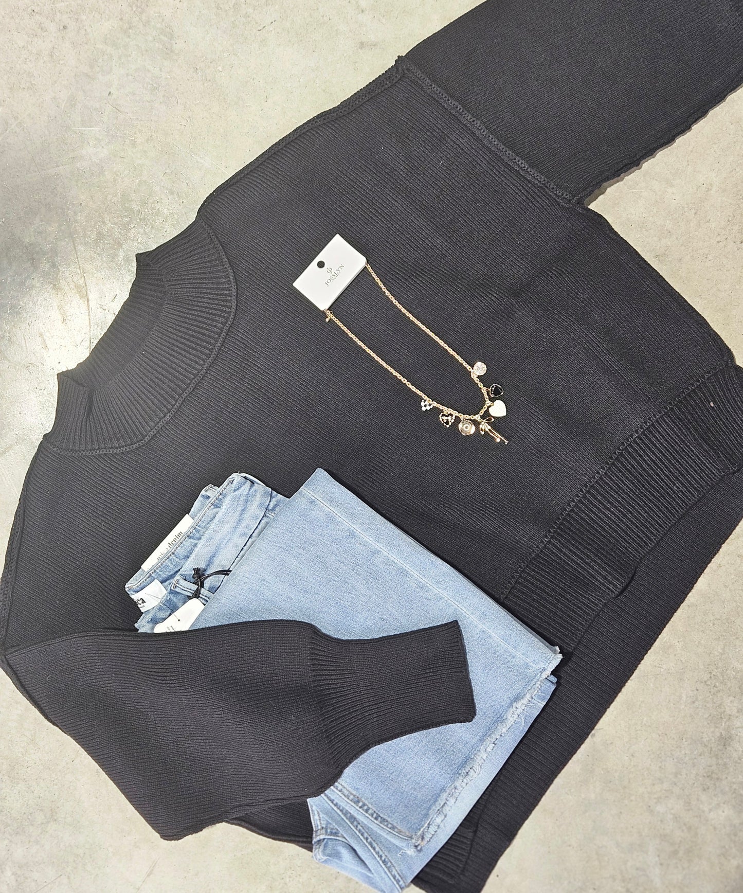 Kaylah Drop Shoulder Sweater