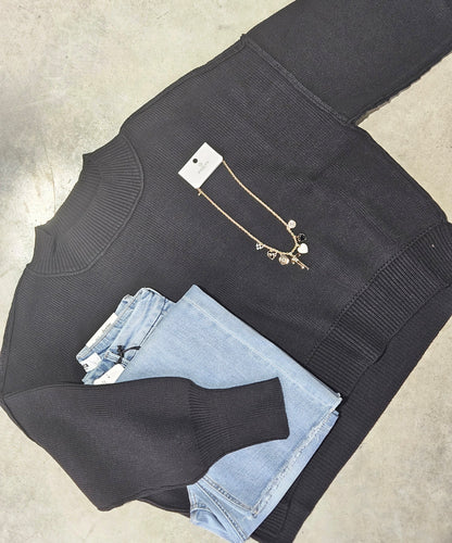 Kaylah Drop Shoulder Sweater