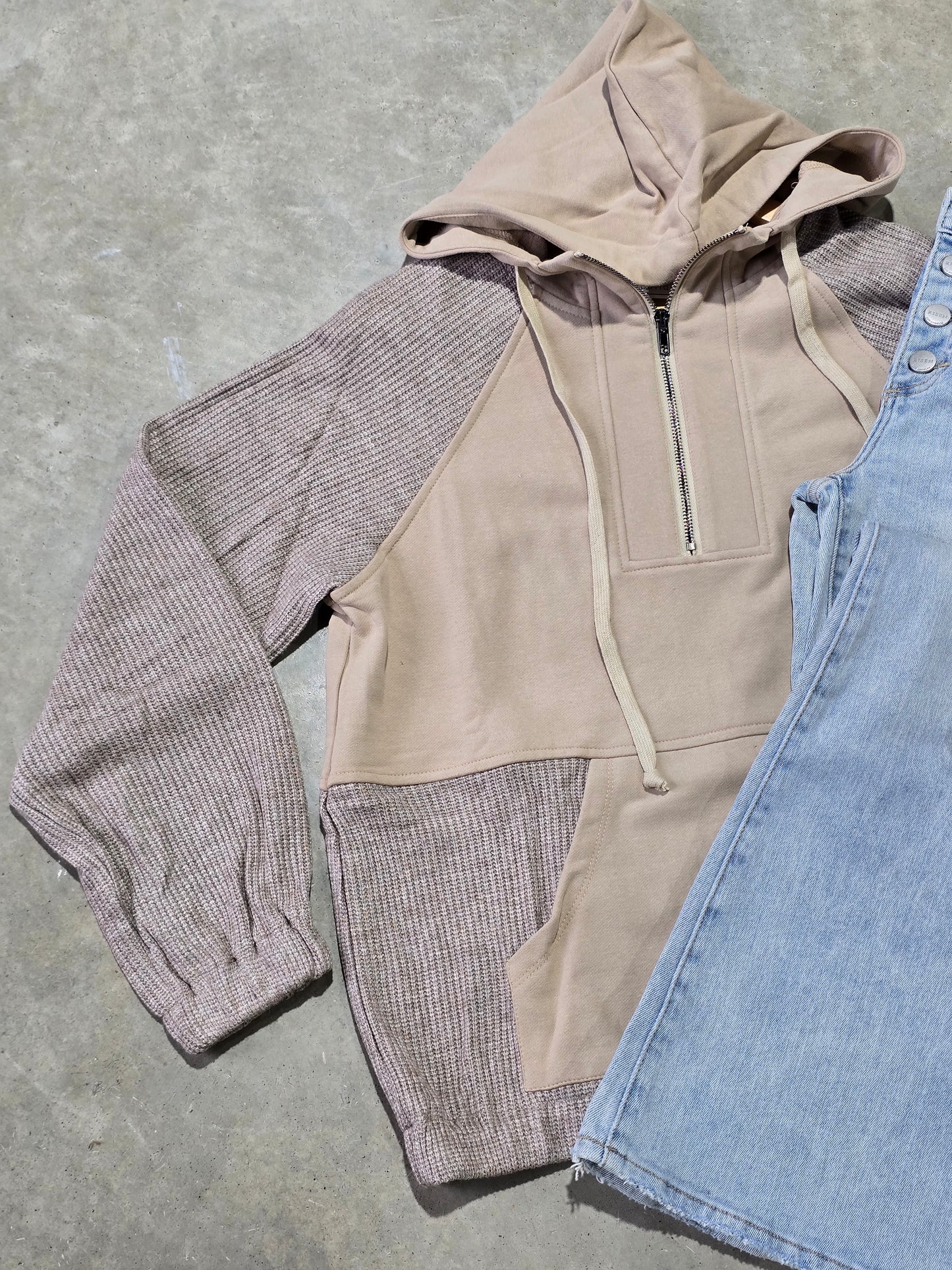 French Terry Half Zip