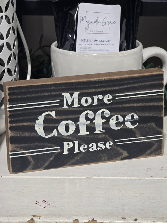 More Coffee Please Block