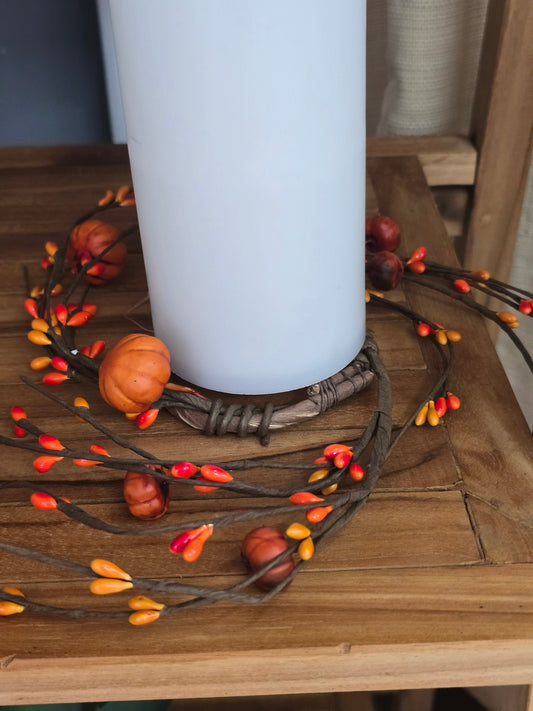 Pumpkin Candle Ring 2.5"