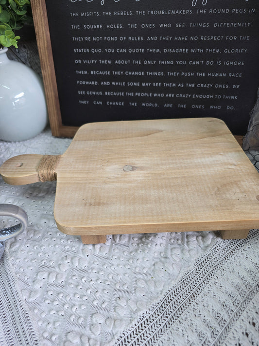 Natural Wood Riser