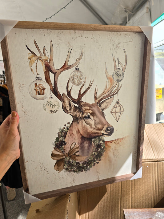 Reindeer With Ornaments