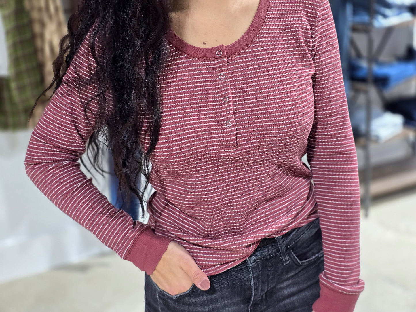 Stitch Thermal Henley