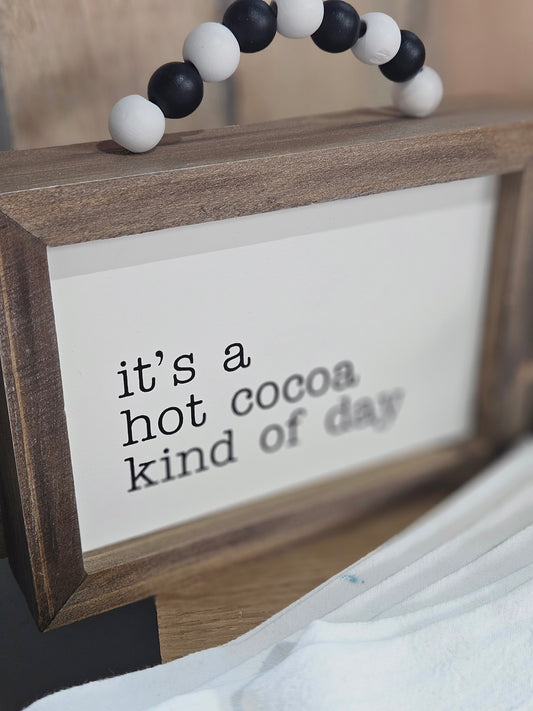 Hot Cocoa Sign