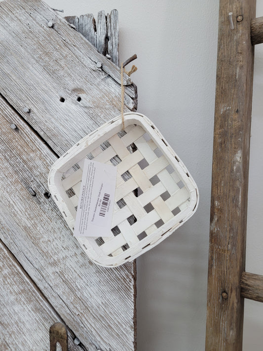 Square Basketweave Wall Hanger