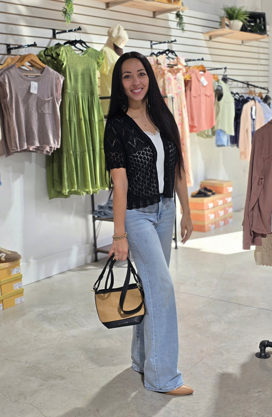 Short Sleeve Crochet