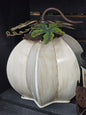 8.25" Moonbeam Metal Pumpkin