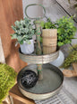 Galvanized 2 Tier Tray