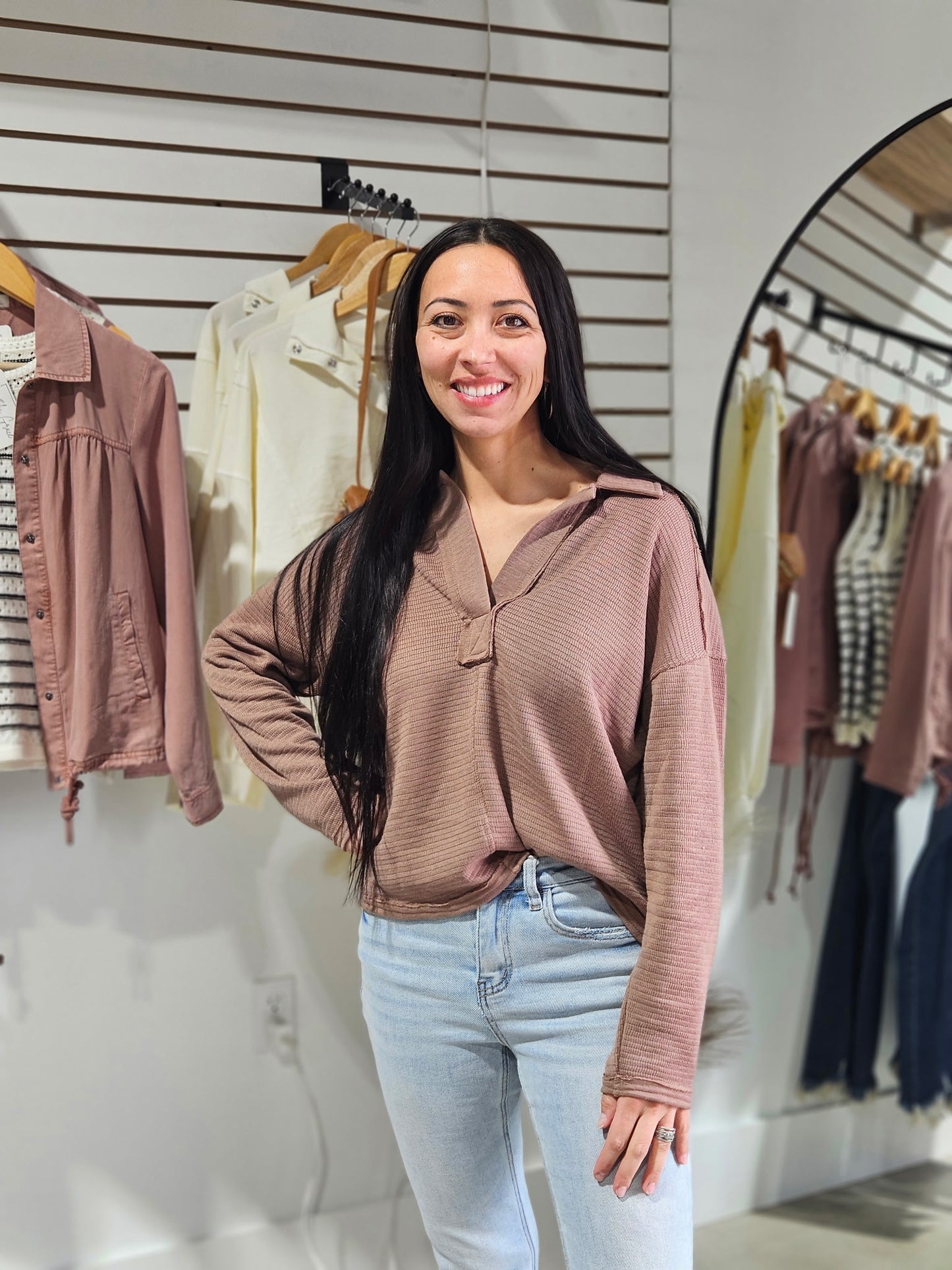 Saylah Texture Top