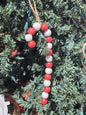 Beaded Candy Cane Ornament
