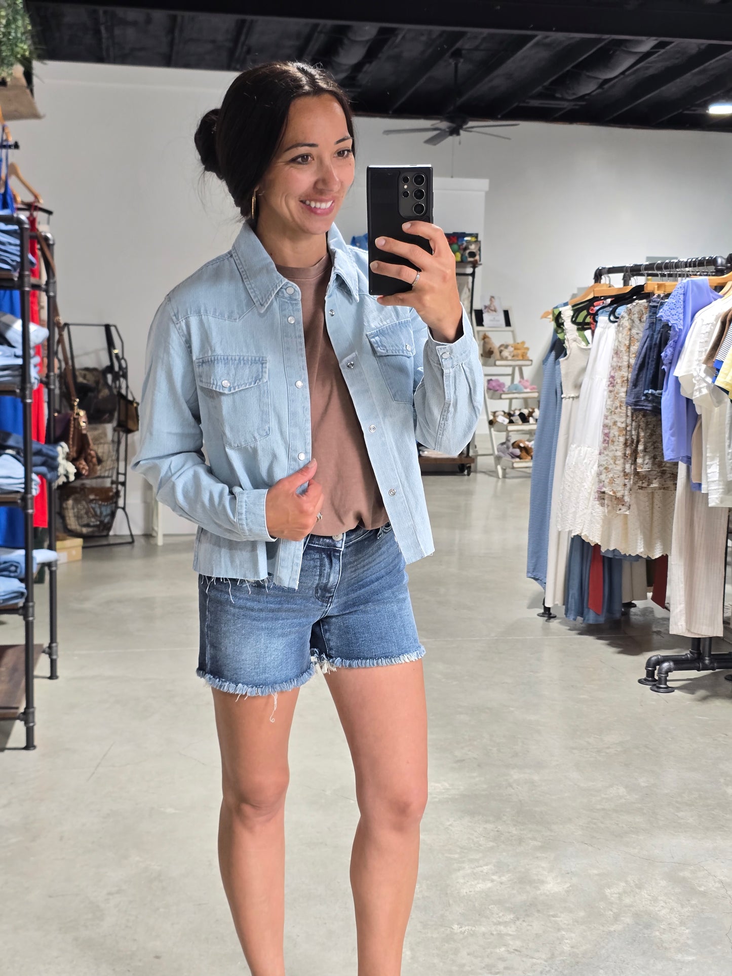 Washed Denim Jacket
